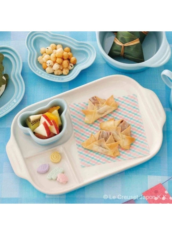 Le Creuset 5-Piece Premium Ceramic Kids Tableware Set – Eco-Friendly Feeding & Training Set (Bowl, Plate, Cup & Spoon) – Ramadan Special Offer - Image 3